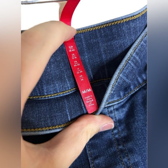 Spanx Women’s Distressed Jean Denim Jeggings Leggings MEDIUM - Picture 13 of 16